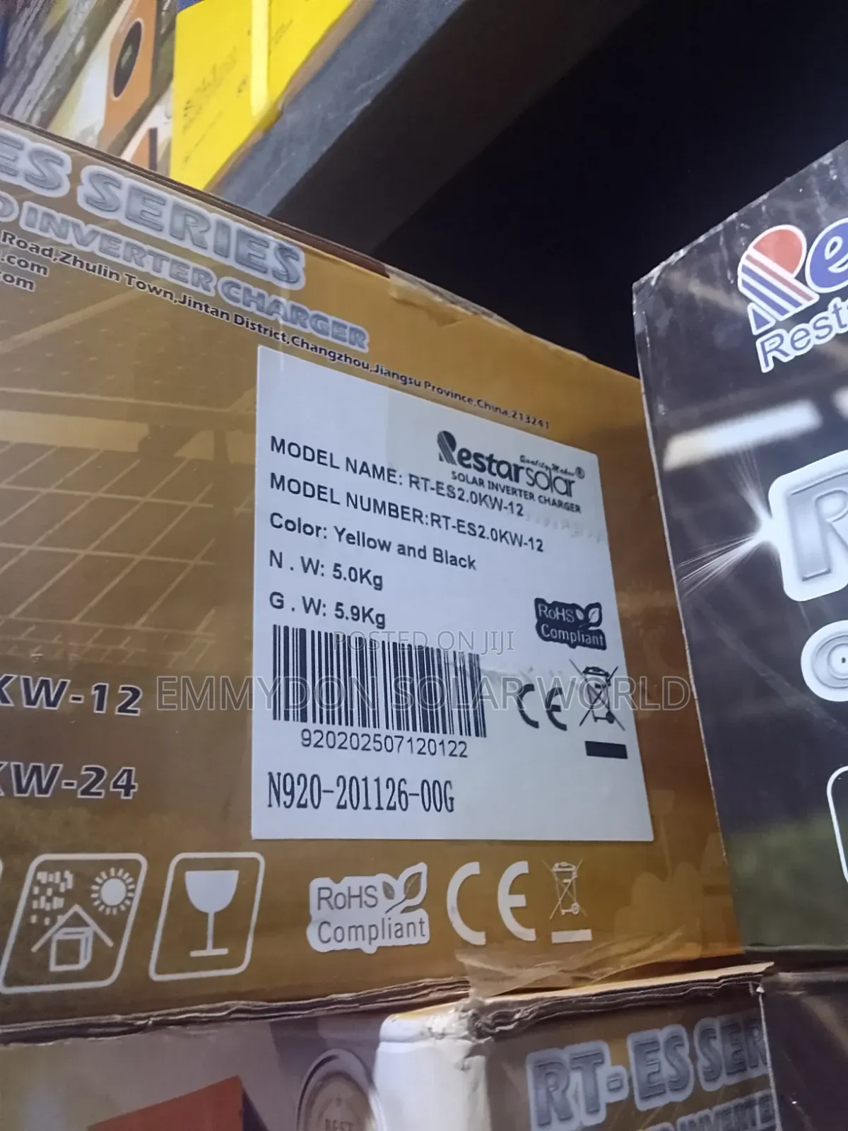 RESTAR SOLAR Hybrid Inverter 2kva 12v