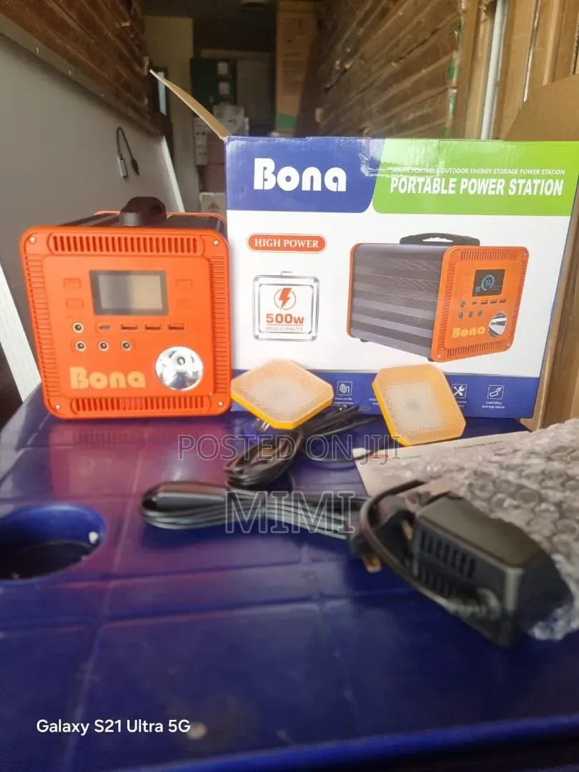 Bona 500w Portable 500w Solar Generator With Panel
