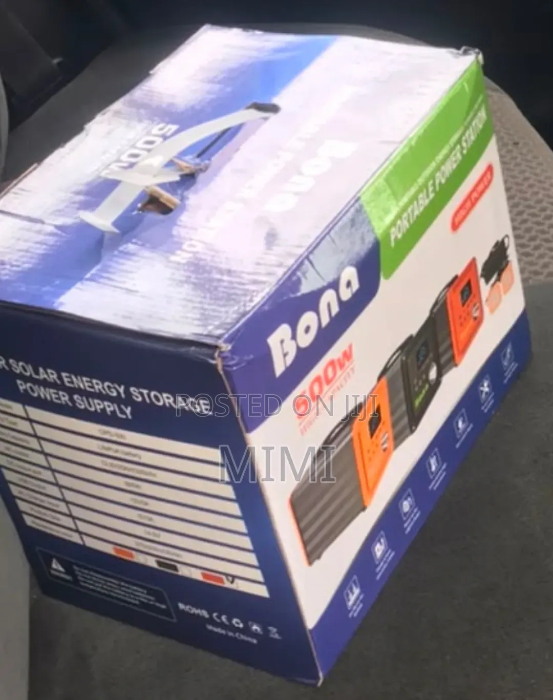 Bona 500w Portable 500w Solar Generator With Panel