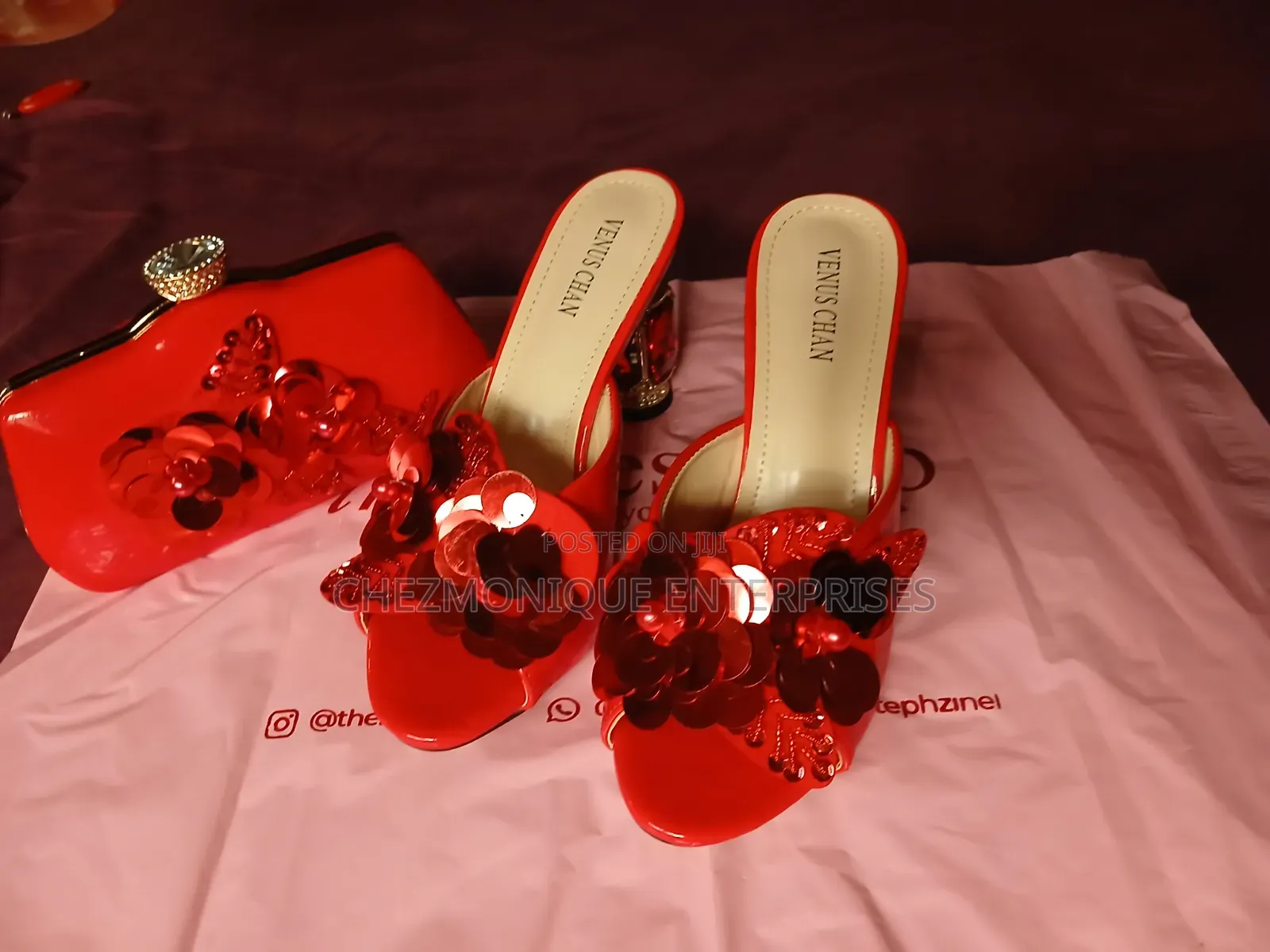 Lovely Shoe and Purse Set