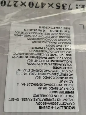 8.6kva PATTERN Hybrid Inverter