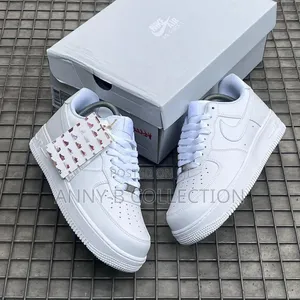 Pure White Unisex Nike Sneakers