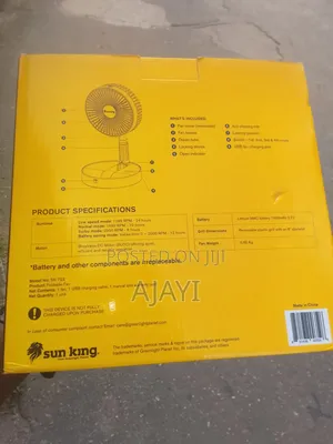 Sun King Fordable Fan