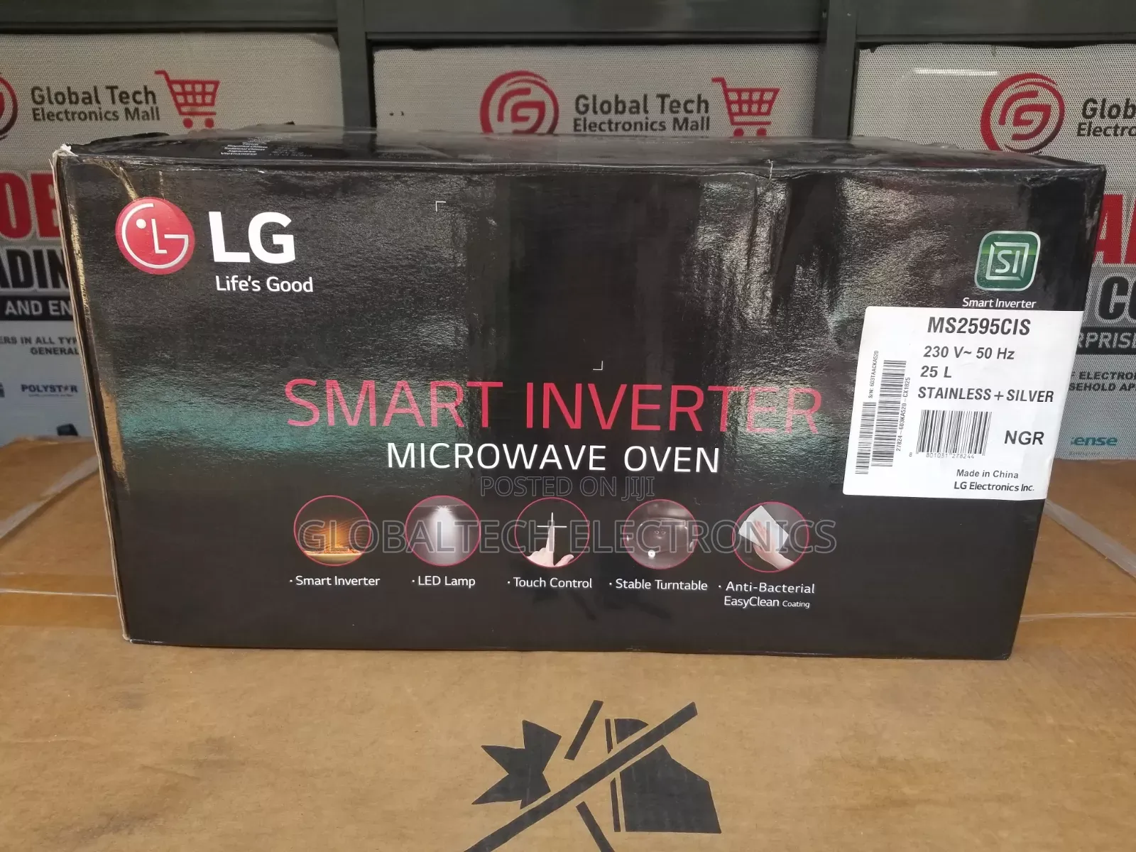 LG Microwave 25l 1000w (Ms2595cis)