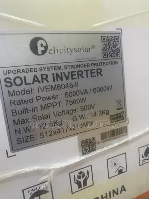 6kva 48v With MMPT Charging Controller Inbuilt Felicity Available