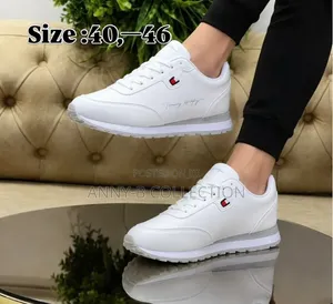 Tommy Hilfiger Unisex White Sneakers