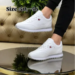 Tommy Hilfiger Unisex White Sneakers