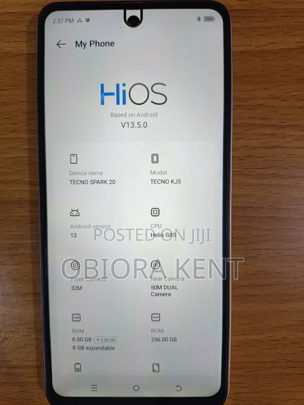 Tecno Spark 20 256 GB White