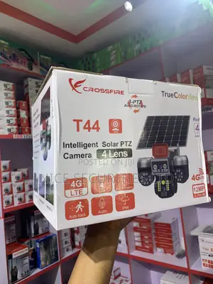 T44 Intelligent Solar PTZ Camera 4 Lens 12MP