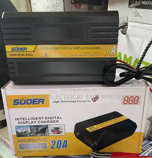 SUOER 20A Intelligent Digital Display Battery Charger