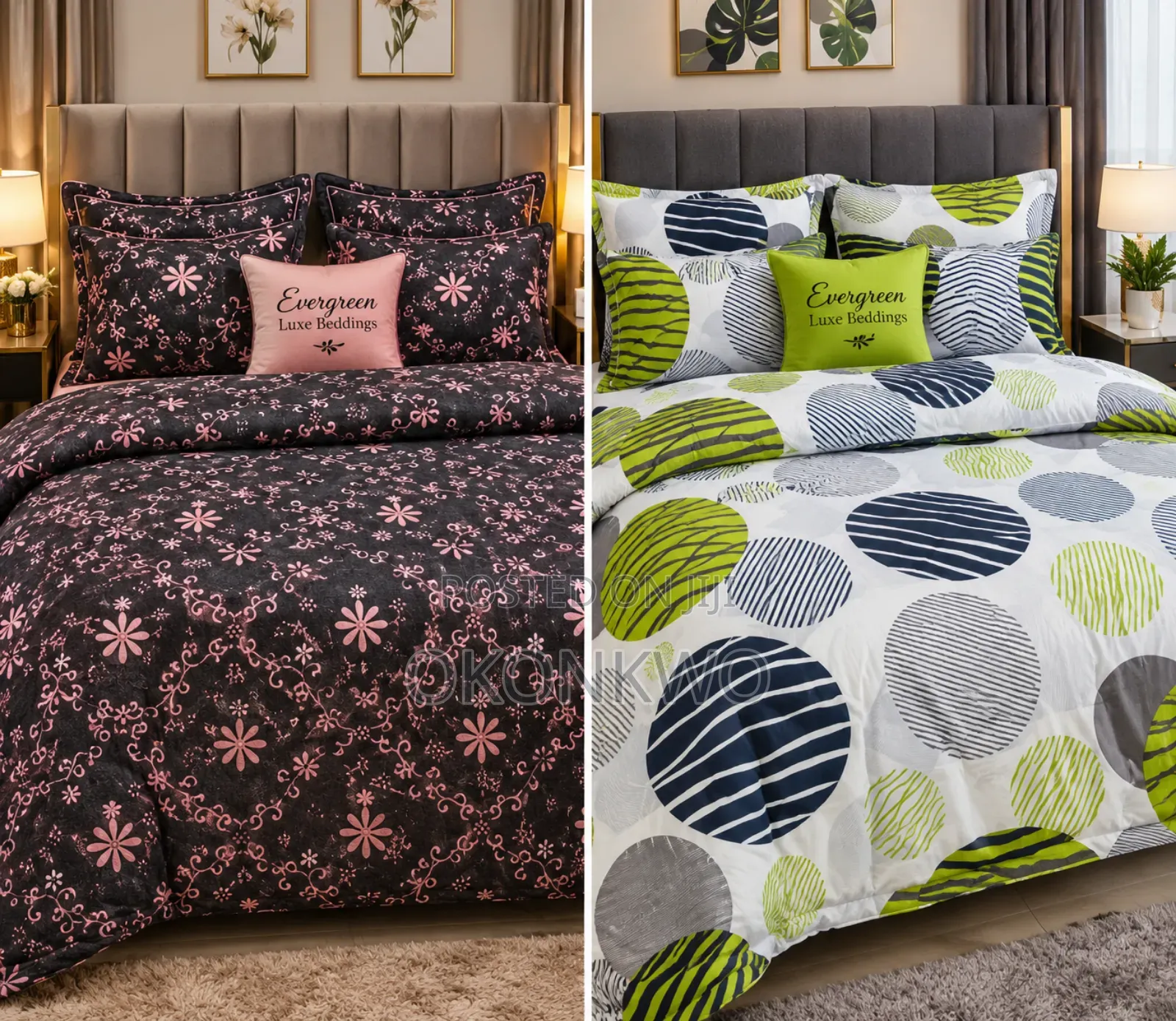 Evergreen Luxe Beddings