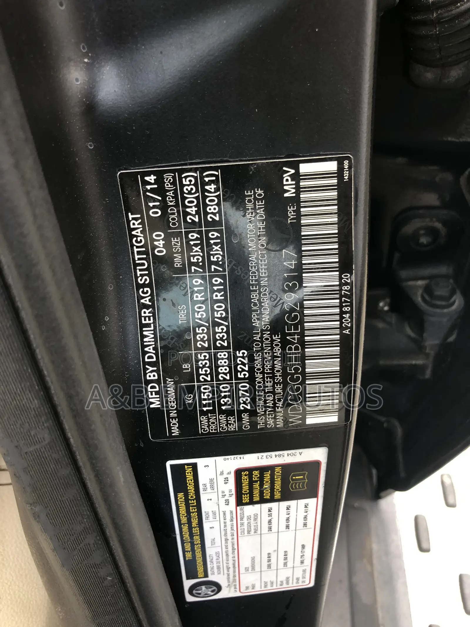 Mercedes-Benz GLK-Class 2014 Black