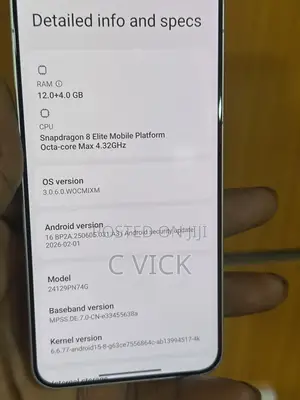 Xiaomi 15 256 GB White