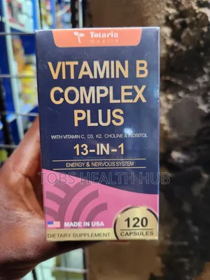 Totaria Health Vitamin B Complex Plus 13-in-1 - 120 Capsules