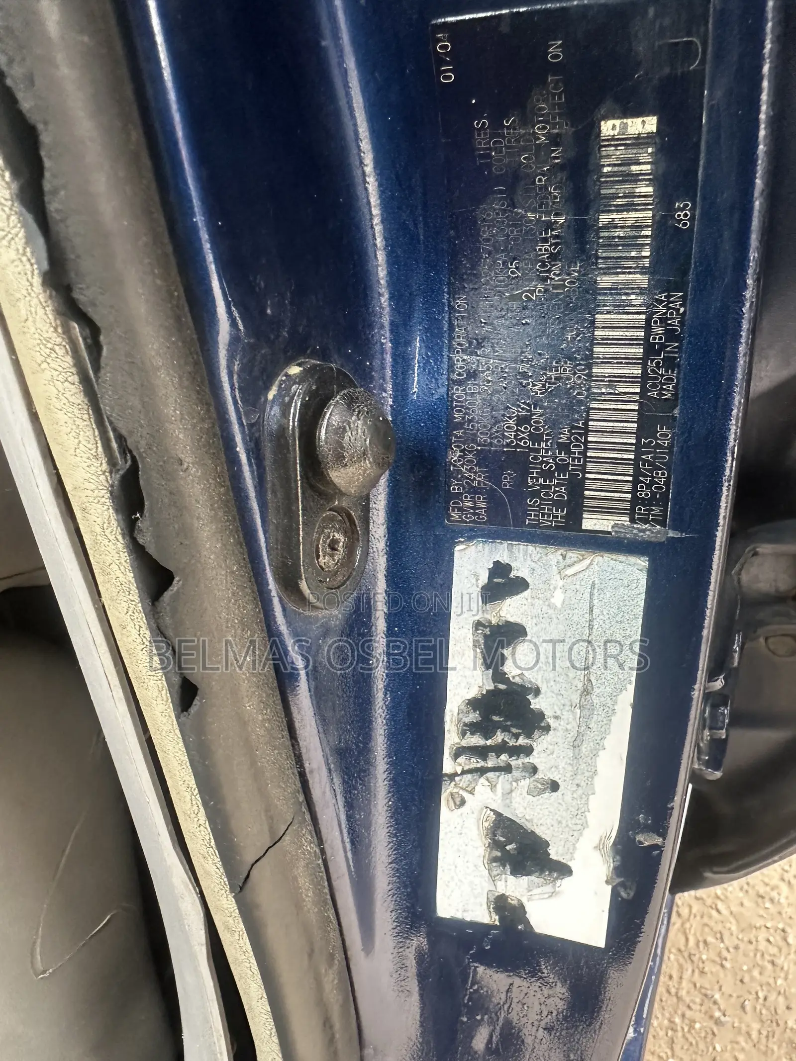 Toyota Highlander Base AWD 2004 Blue