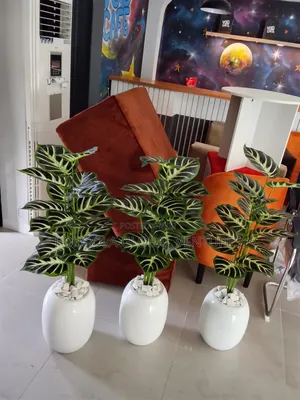 Fiber Pot With Flower