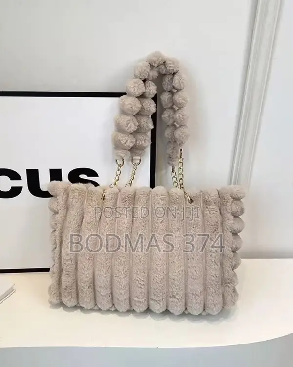Luxury Fluffy Tote Bag for Ladies