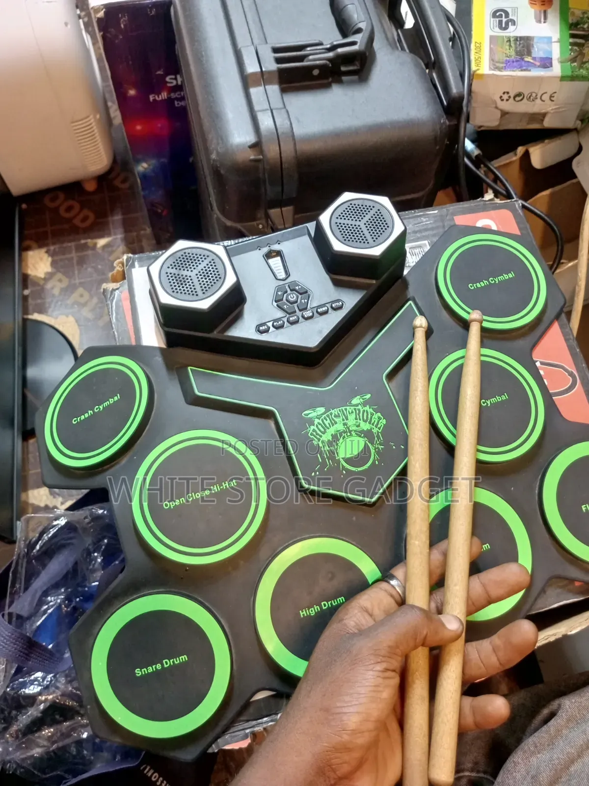 Portable Roll-Up Electric Drum Set