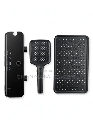 Black Matte Shower Set - 4-in-1 Rainfall Mixer With Hand Shower