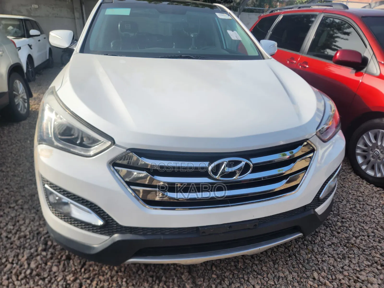 Hyundai Santa Fe 2013 White