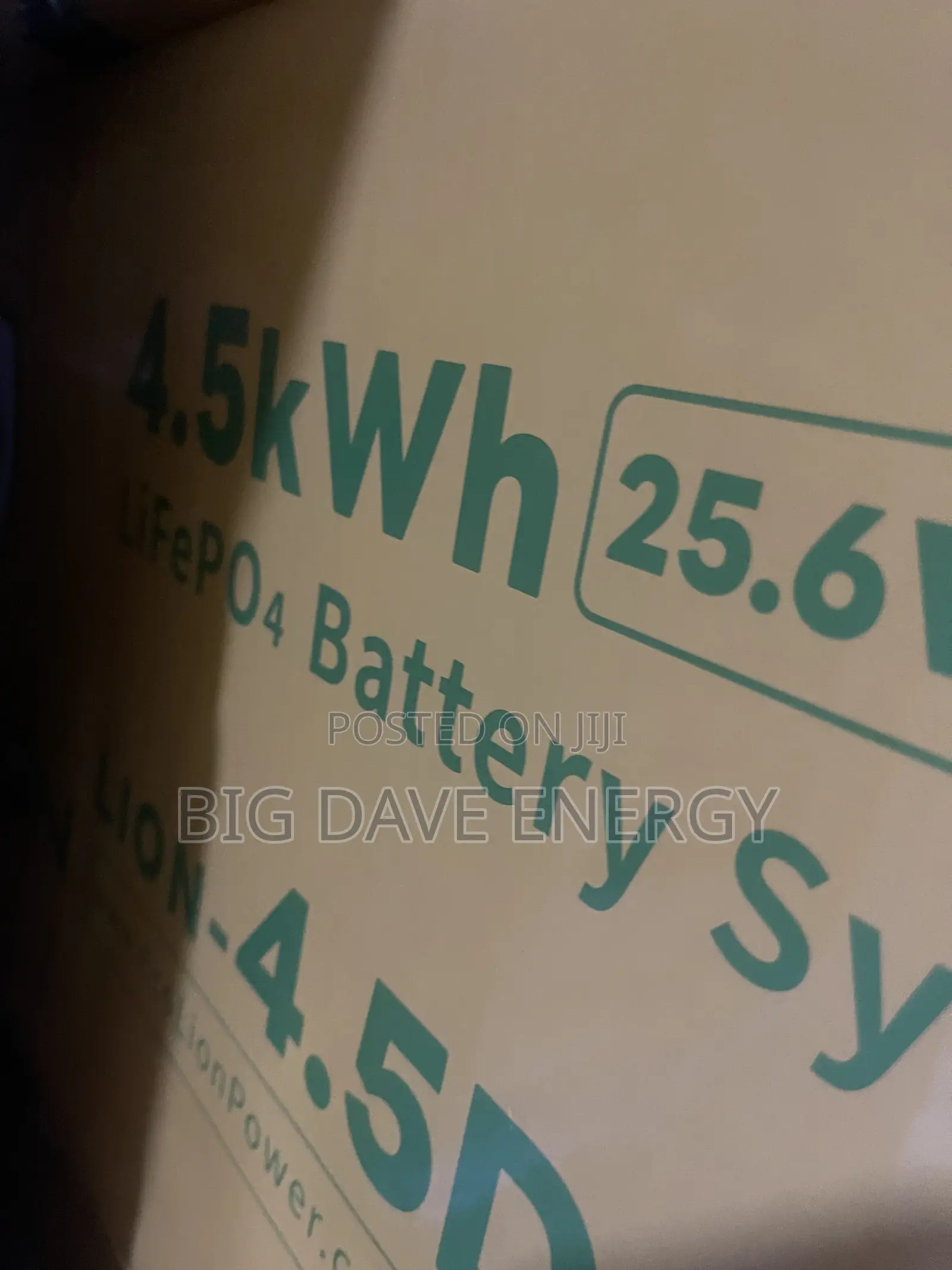 4.5kw 25.6v Eco-Lion Lithuim Battery