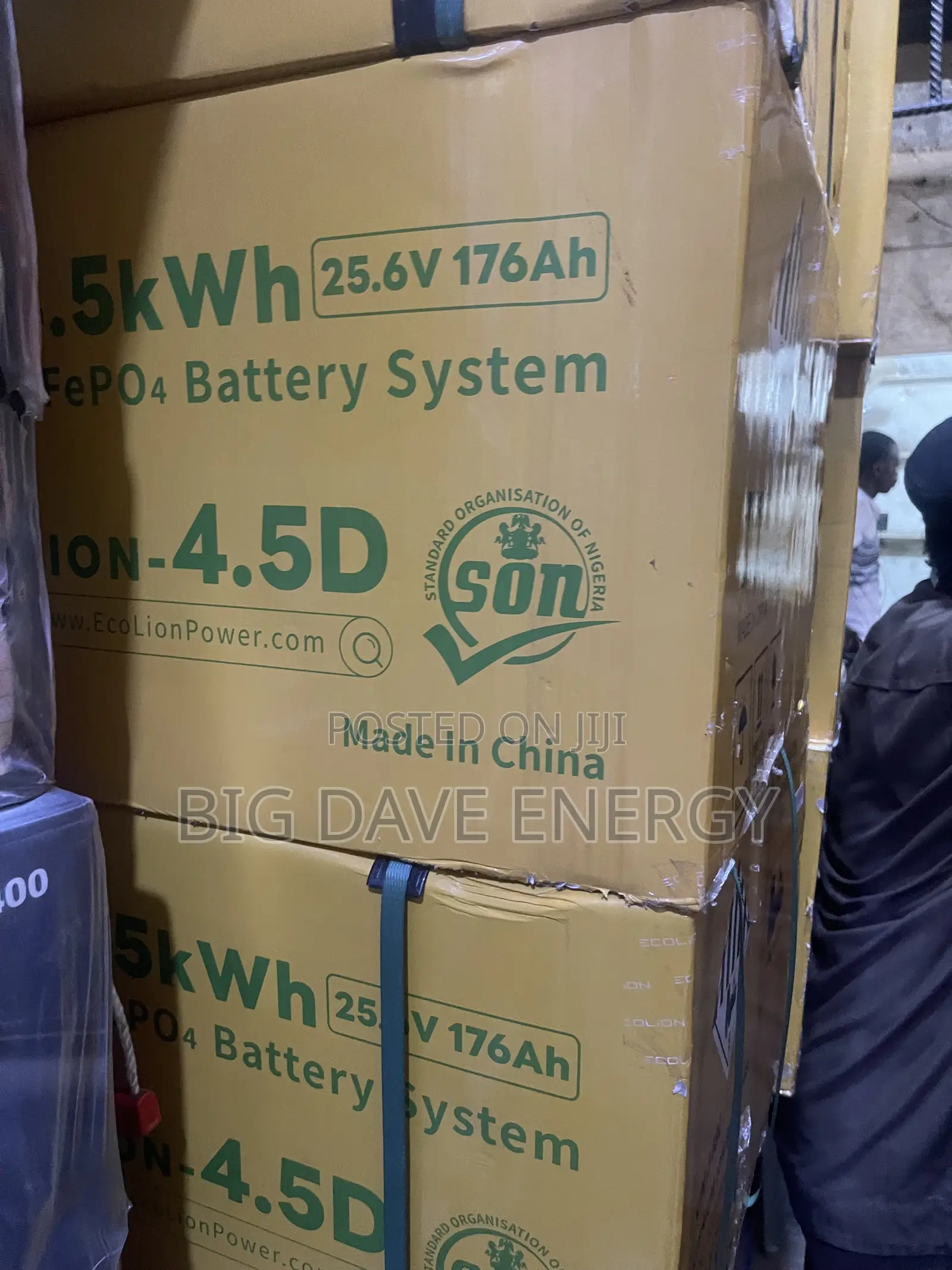 4.5kw 25.6v Eco-Lion Lithuim Battery