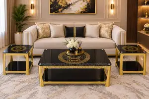 Versace Glass Set of Table