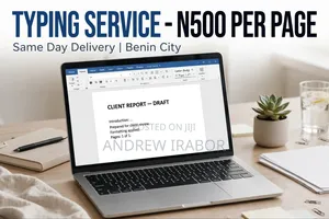 Professional Typing Service. Same DayDelivery BeninCity