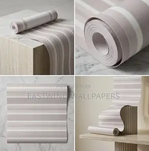 Wholesale Lot: 250+ Rolls Zambaiti Parati Geometric/Striped Wallpaper