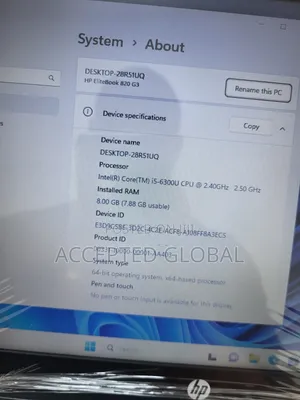 Laptop HP EliteBook 820 G3 8GB Intel Core i5 SSD 256GB