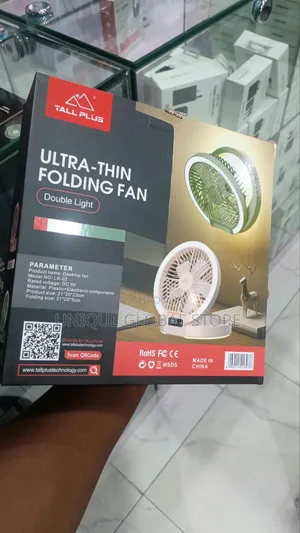 Tall Plus Ultra Thin Folding Fan