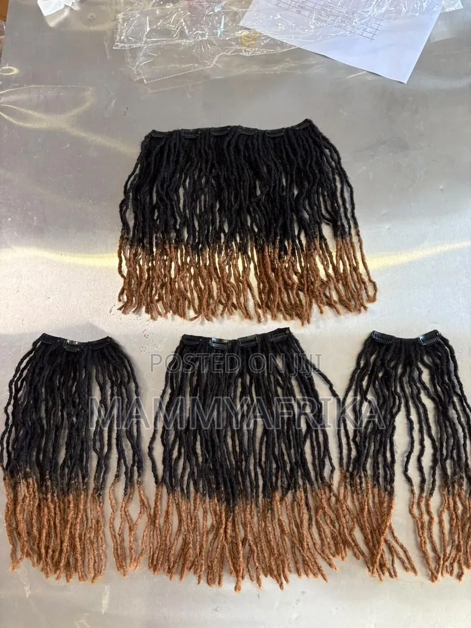 Human Hair Loc Extensions, & Wefts