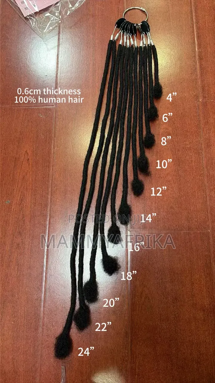 Human Hair Loc Extensions, & Wefts