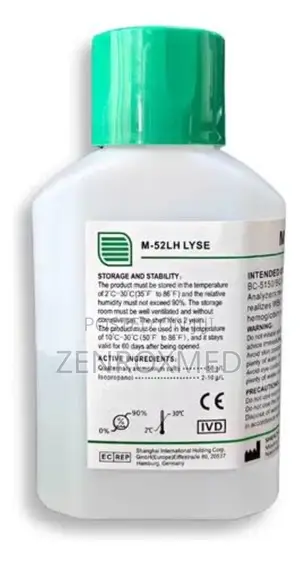 Mindray M-52lh Lyse - Hematology Reagent (100mL×1)