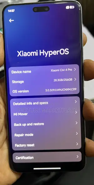 Xiaomi Civi 4 Pro 256 GB Blue