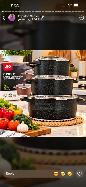 Big Sizes Granite Pots Set-40cm Biggest