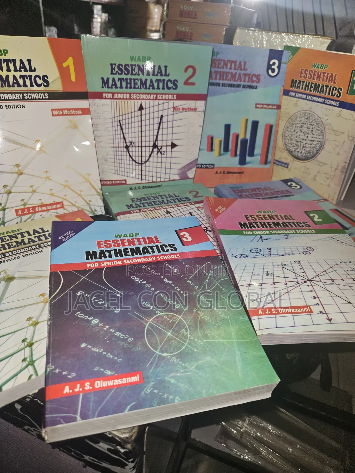 WABP Essential Maths Textbooks. [ Jss1 to Ss3 ]