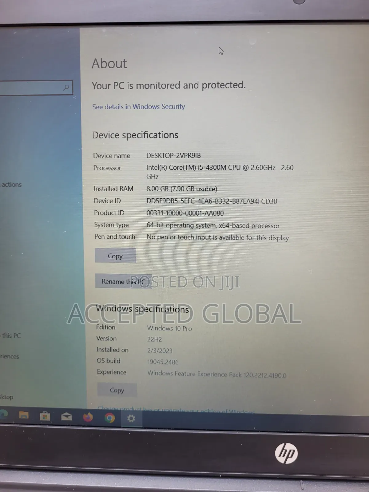 Laptop HP ProBook 650 G1 8GB Intel Core i5 HDD 500GB
