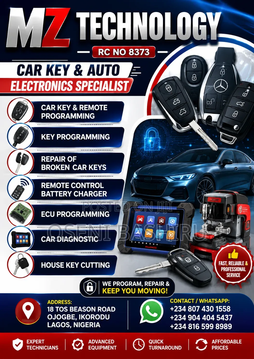 Car Key and Remote Programming