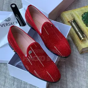 High Quality Versace Rhinestone Loafers Shoes
