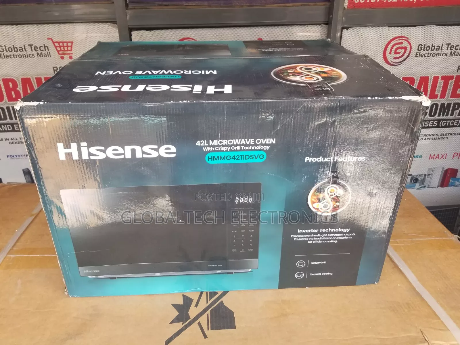 Hisense Microwave & Grill 42L 1500W (HMMG4211DSVG)