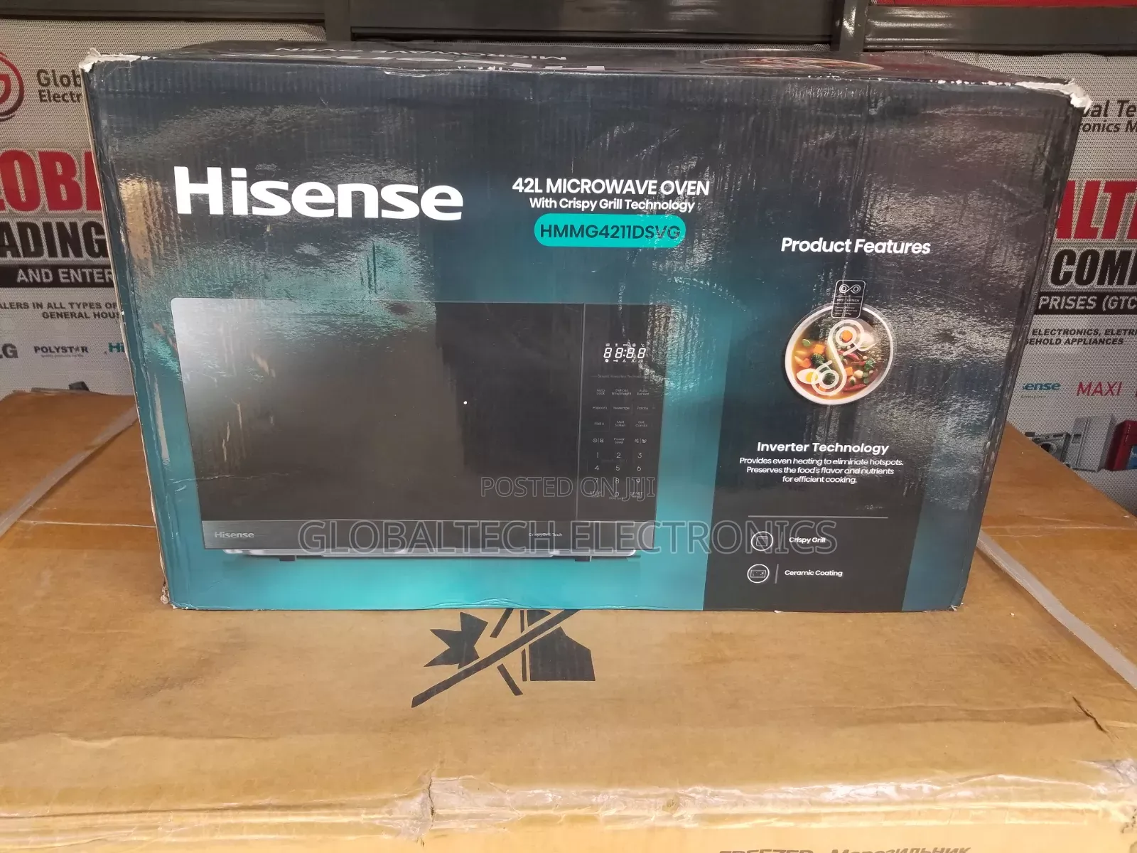 Hisense Microwave & Grill 42L 1500W (HMMG4211DSVG)