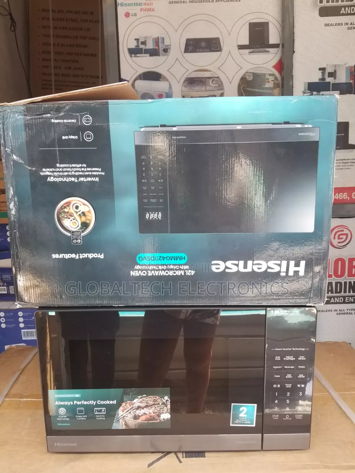 Hisense Microwave & Grill 42L 1500W (HMMG4211DSVG)