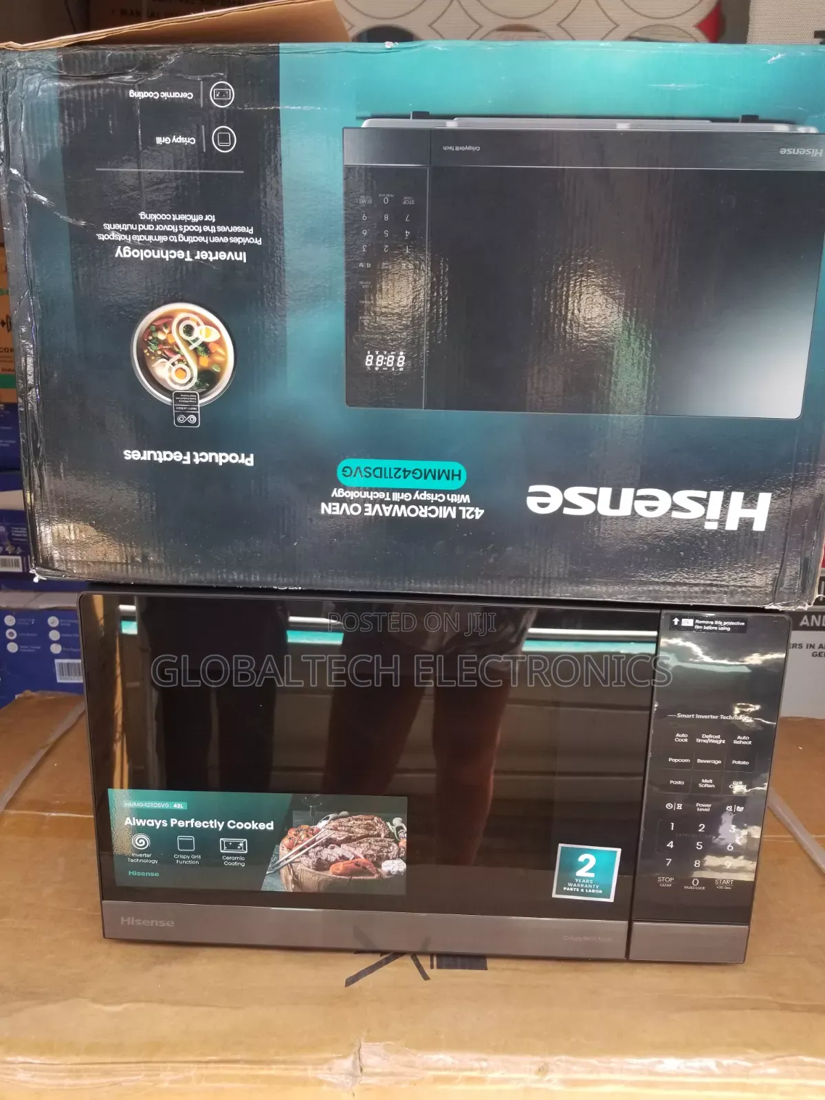 Hisense Microwave & Grill 42L 1500W (HMMG4211DSVG)