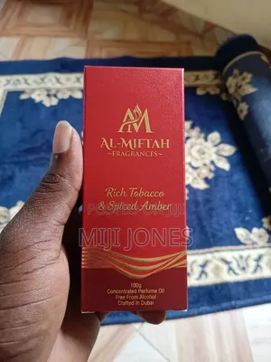 Al-Miftah Fragrances – Rich Tobacco & Spiced Amber Perfume Oil (100g)