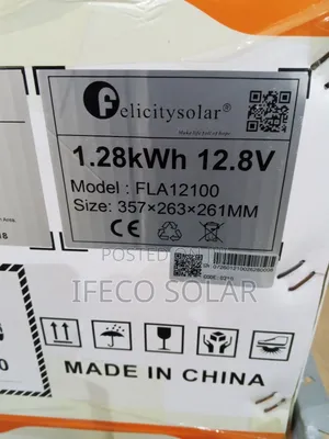 Felicity 1.28kwh 12v Lithium Battery