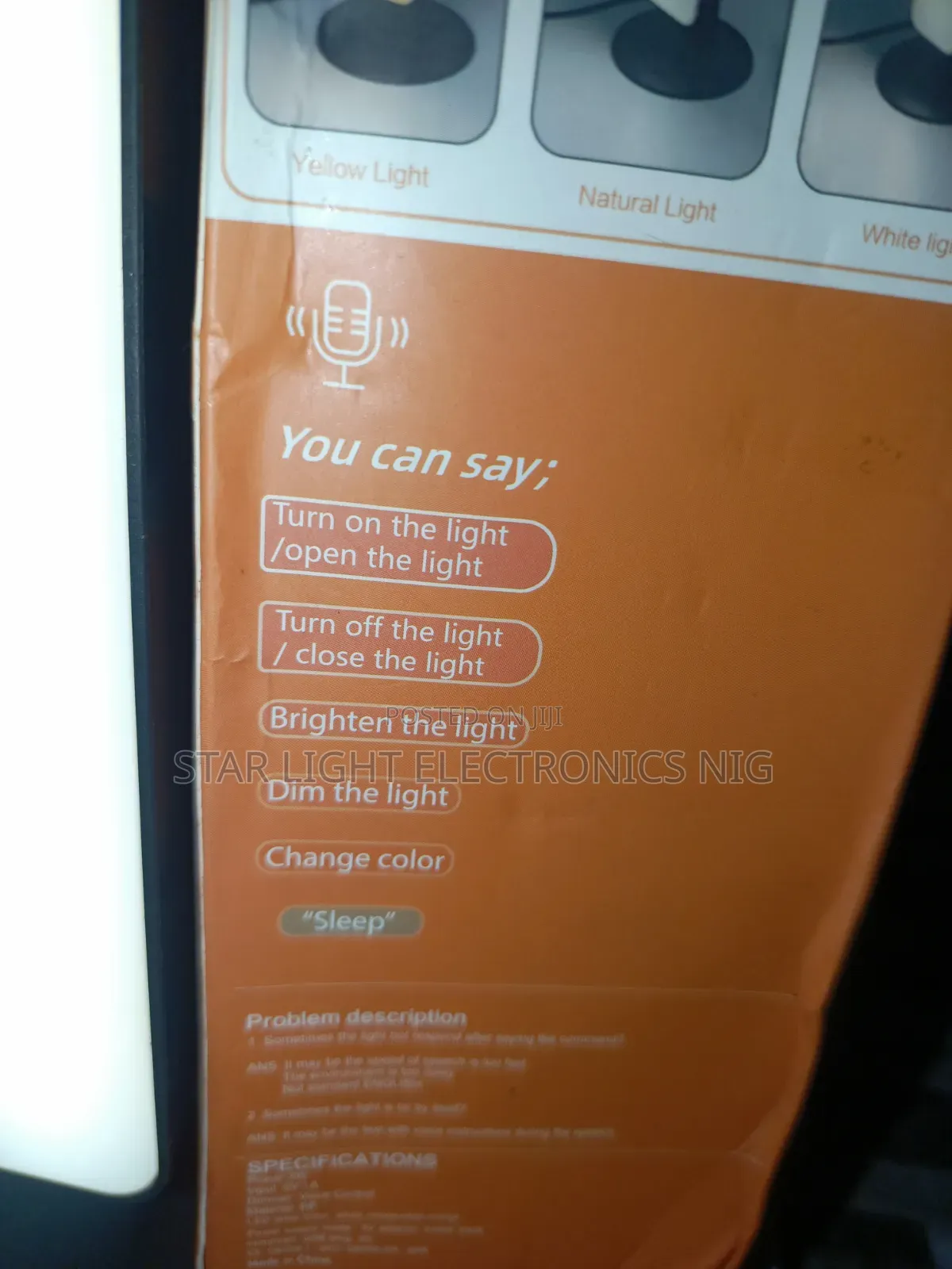 Voice Smart Light