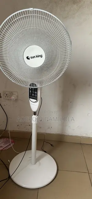 Sun King Solar Fan - 2 Months Used - With Panel & Remote - Ikorodu