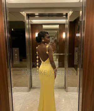 3d Floral Camisole Backless Dress