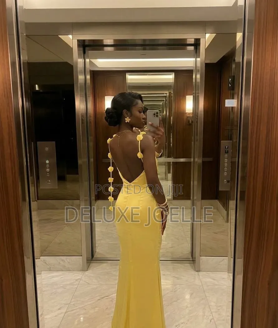 3d Floral Camisole Backless Dress